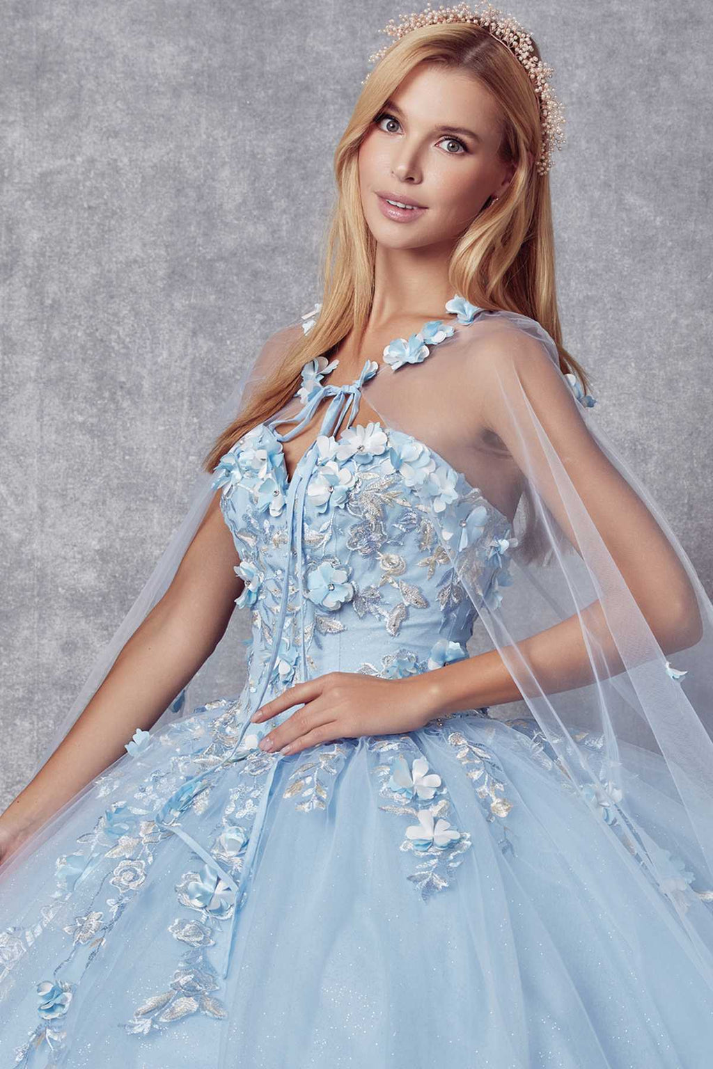Juliet 1435 A-Line Ball Quinceanera Gown