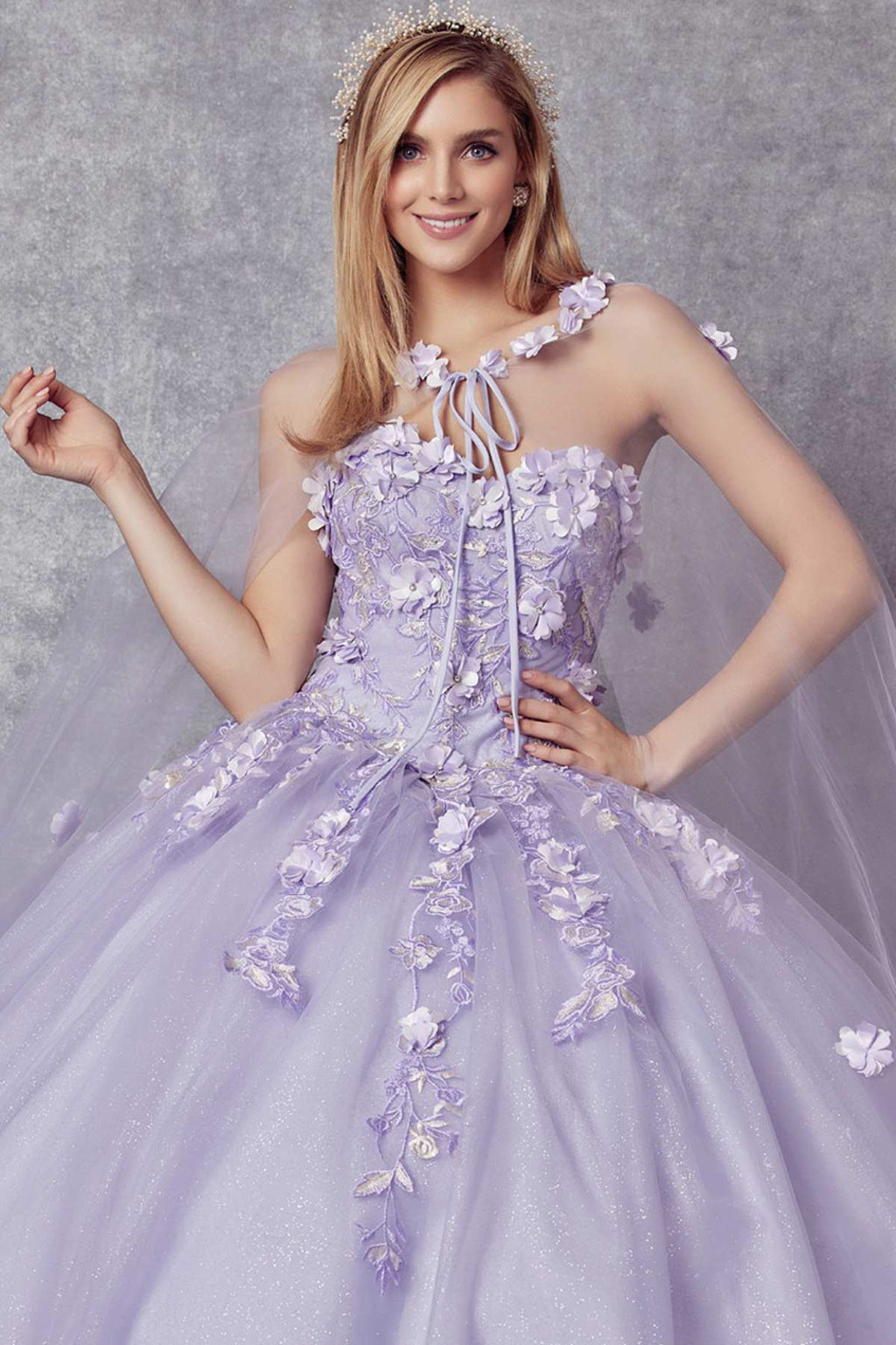 Juliet 1435 A-Line Ball Quinceanera Gown