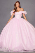 Juliet JT1487H Cold Shoulder quinceanera Ball Gown