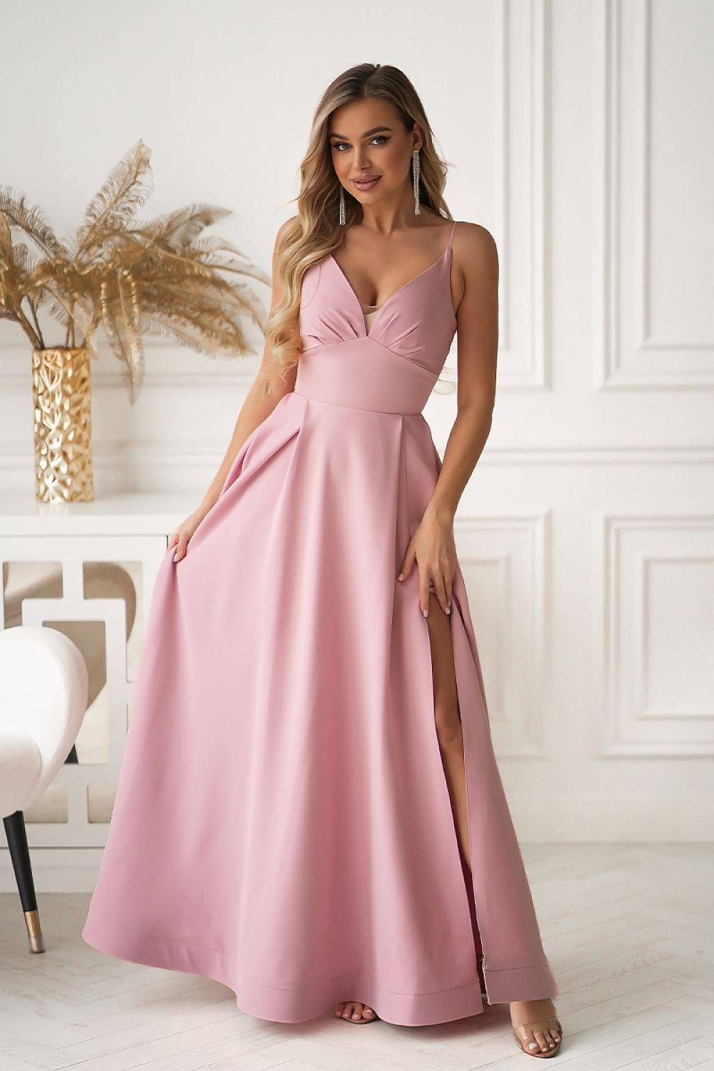  Long dress model 224294 Bicotone 